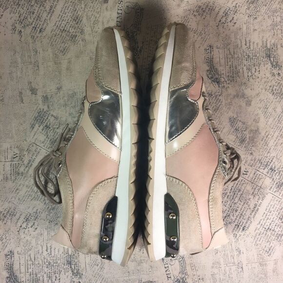 Attilio Giusti Leombruni Studded Leather Sneaker - Picture 8 of 14